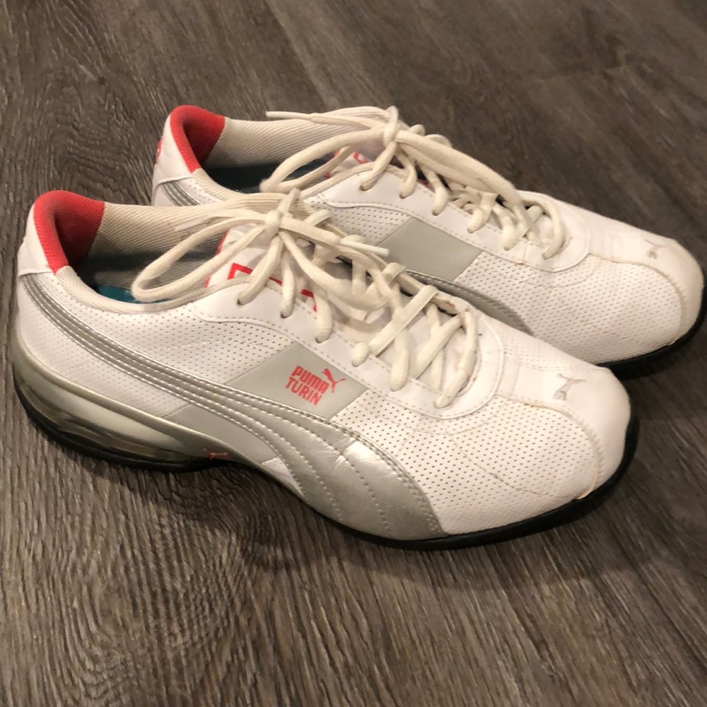 Puma white sneakers